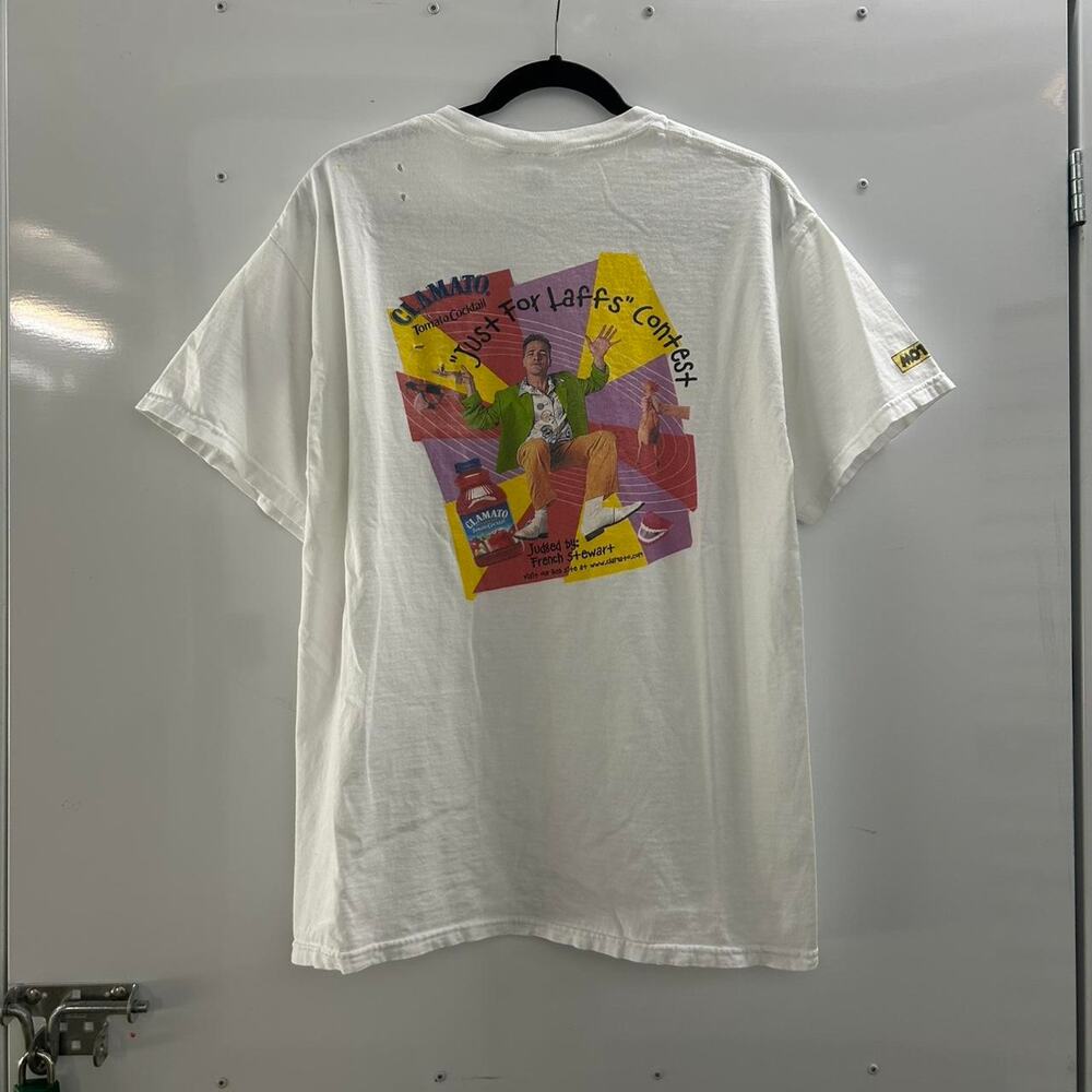 VTG 90s Clamato Tomato Cocktail Promo T-shirt